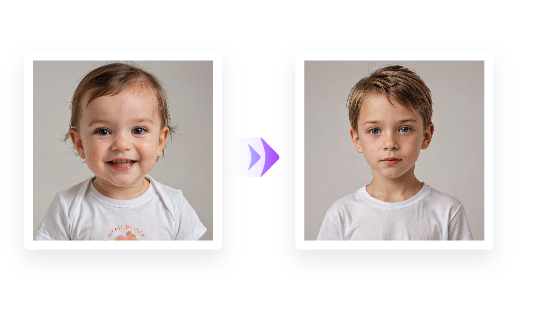 See your baby at different ages